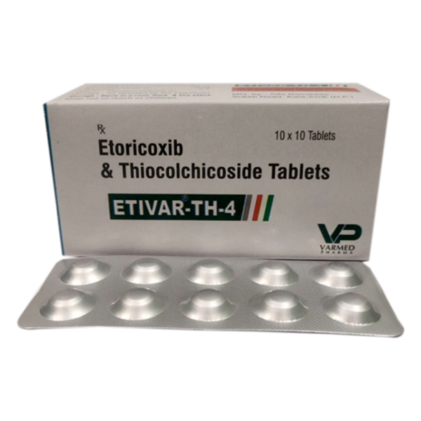 ETIVAR-TH-4: Dual Action Pain Relief with Etoricoxib and Thiocolchicoside