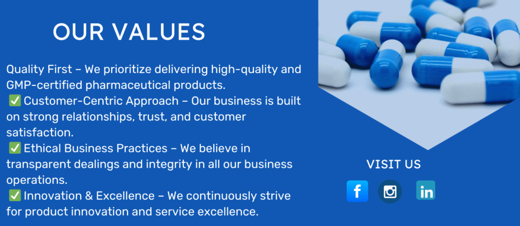 VARMED PHARMA OUR VALUE